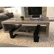 Industrial Grey Driftwood Open Coffee Table - 47.25" x 23.50" x 19.25"
